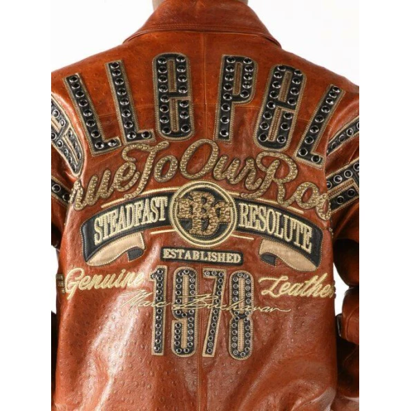 PELLE PELLE GENUINE BROWN LEATHER JACKET view 2