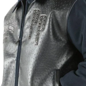 Pelle Pelle Navy Blue True To Our Roots Jacket | MB Jacket view 3
