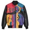 Pelle Pelle Multicolor Picasso Plush Jacket