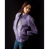 Pelle Pelle Purple Leather Jacket