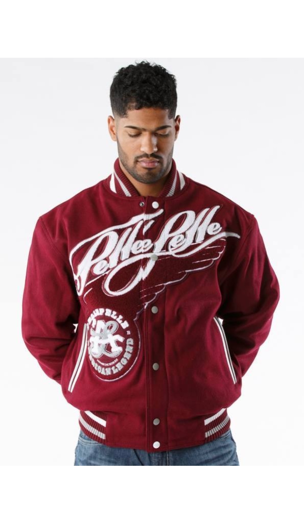 Pelle Pelle Red Varsity Jacket