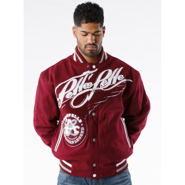 Pelle Pelle Red Varsity Jacket