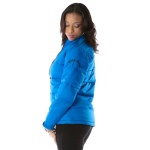 Pelle Pelle Women Blue Puffer Zipper Jacket