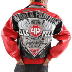 Red Pelle Pelle World Famous Leather Jacket