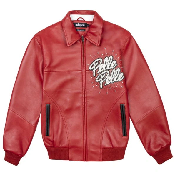 Pelle Pelle Red Soda Club Studs Jacket