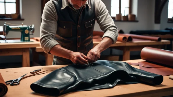 crafting a leather jacket pelle pelle