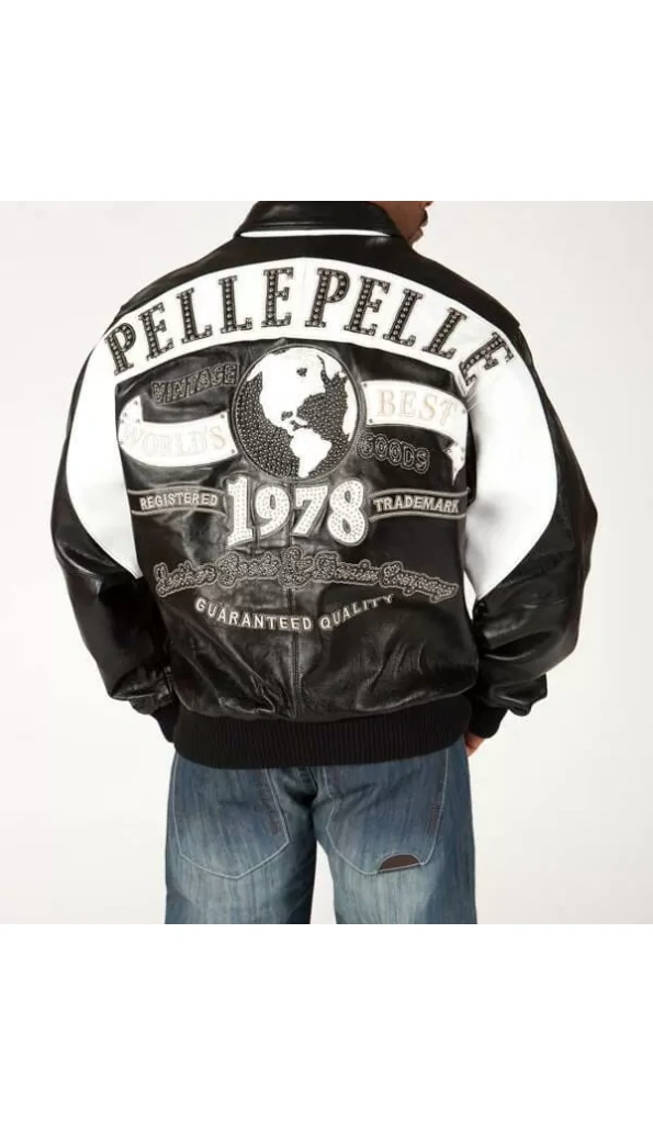 Pelle Pelle World Best Leather Jacket | Black & White