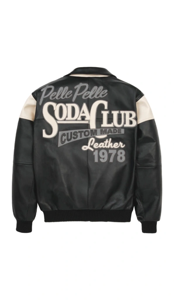 Pelle Pelle Black Soda Club 1978 Jacket