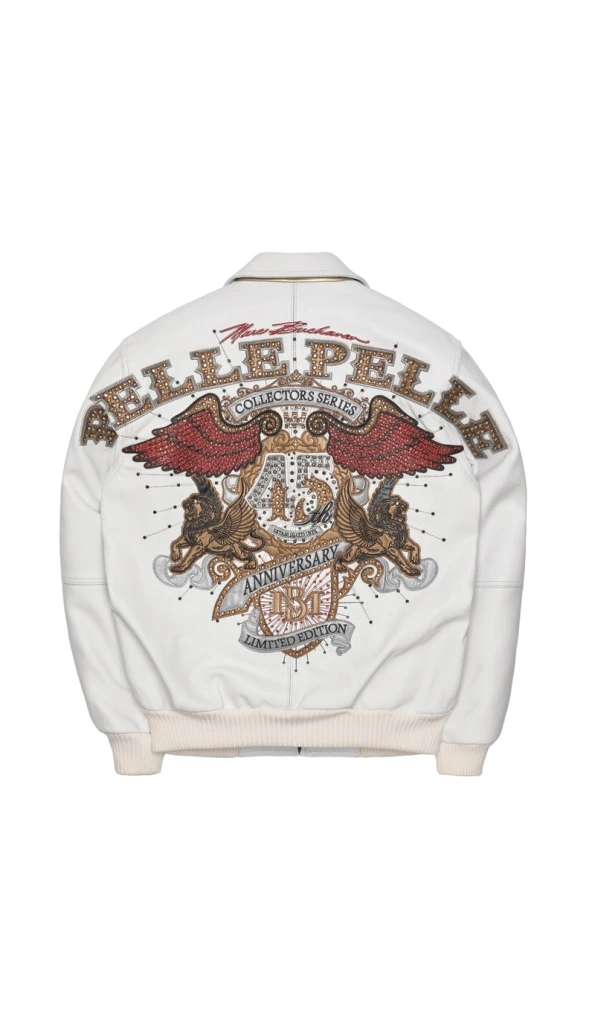 Pelle Pelle 45th Anniversary Studs MB Jacket | White Jacket