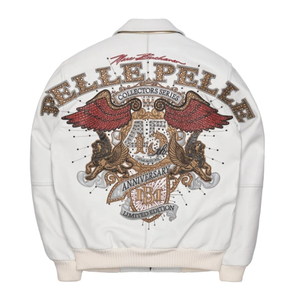 Pelle Pelle 45th Anniversary Studs MB Jacket | White Jacket