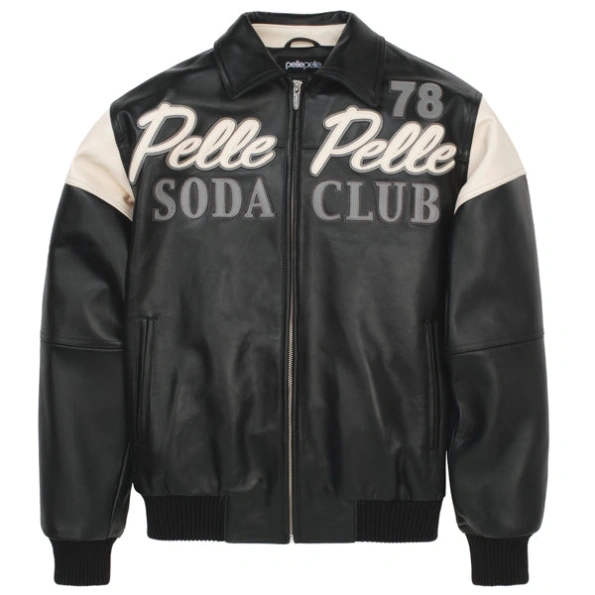 Pelle Pelle Black Soda Club 1978 Jacket