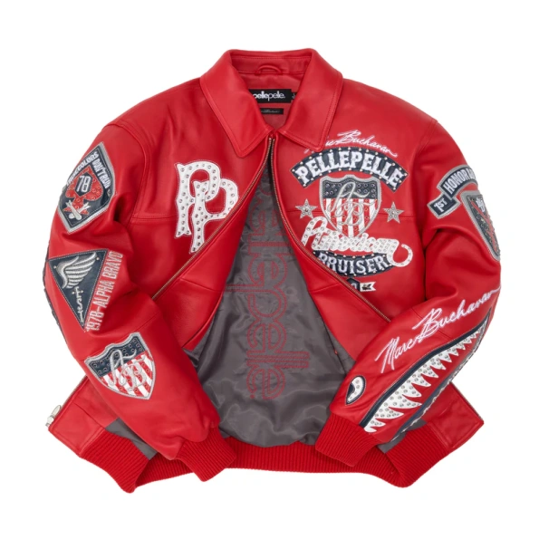 Pelle Pelle American Bruiser Red Jacket | Leather Jacket