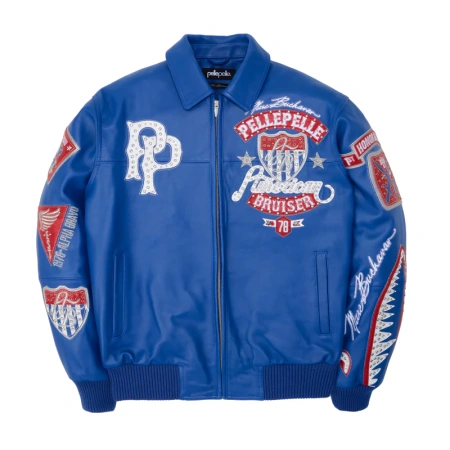 Pelle Pelle American Bruiser Blue Jacket | Leather Jacket