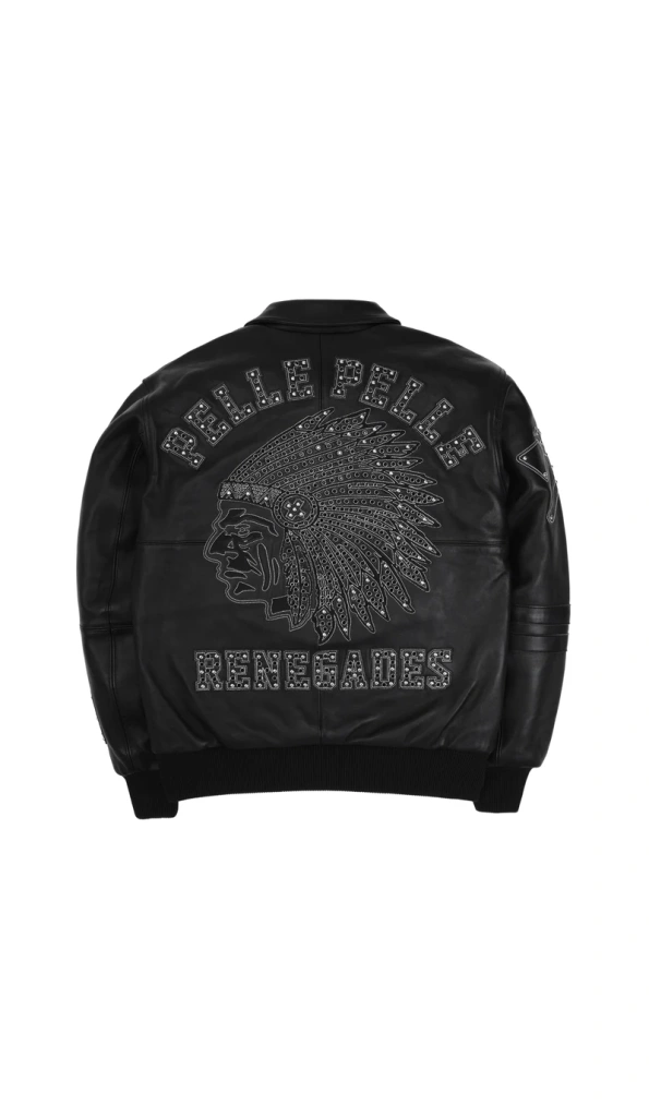 PELLE PELLE BLACK RENEGADES LEATHER JACKET