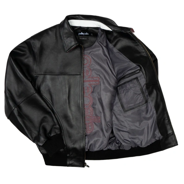 Pelle Pelle World Famous Black Studs Jacket