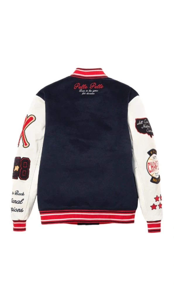 Pelle Pelle Champion MB Varsity Jacket | Wool Leather