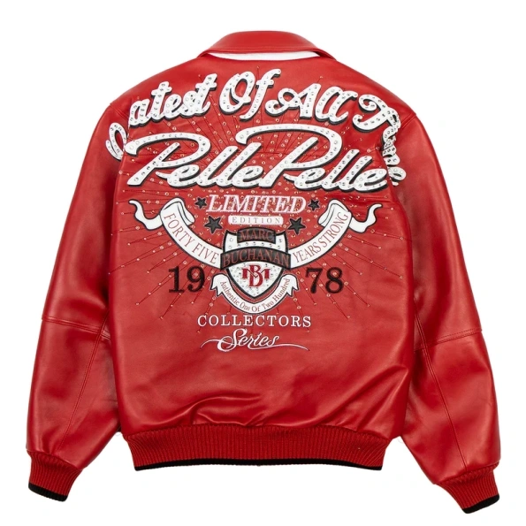 Pelle Pelle Red Collector Series Leather Jacket