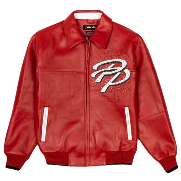 Pelle Pelle Red Collector Series Leather Jacket