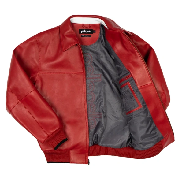 Pelle Pelle Red Collector Series Leather Jacket | G.O.A.T view 3