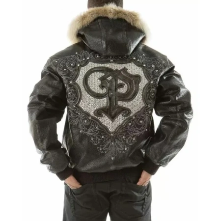 Pelle Pelle PP Crest Fur Hood Leather Jacket