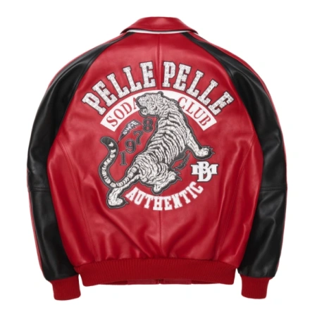 Pelle Pelle Soda Club Tiger Leather Jacket