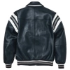 Pelle Pelle Navy Blue Varsity Leather Jacket