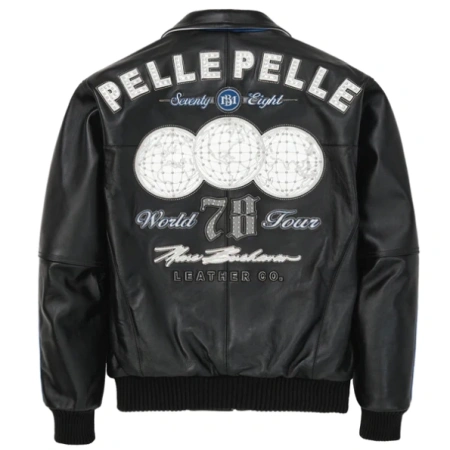 Pelle Pelle World Tour Black Leather Jacket