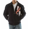 Pelle Pelle Black MB Wool Tiger Jacket