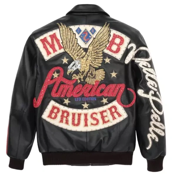 Pelle Pelle Black MB American Bruiser Jacket