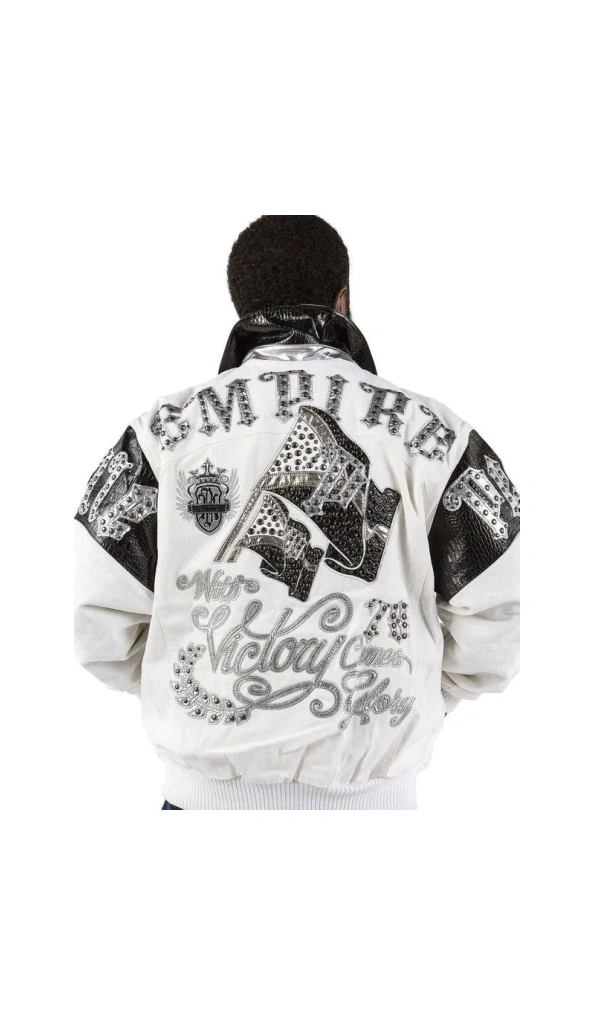 Pelle Pelle White Empire Men Leather Jacket