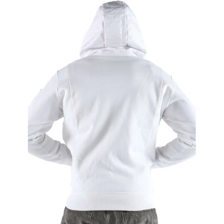 Pelle Pelle Men White Wool Hood Jacket