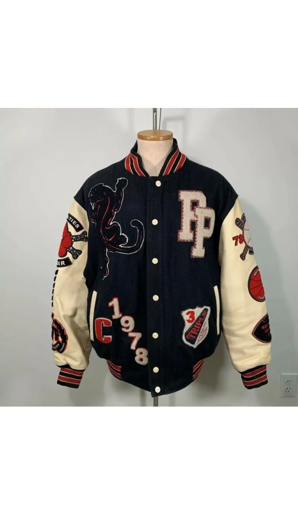 Pelle Pelle Panther Wool Leather Jacket | National Champs
