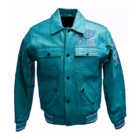 Pelle Pelle Cyan Star MB Leather Jacket