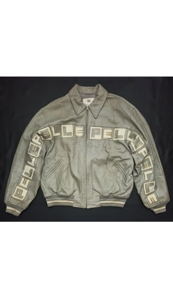 Pelle Pelle Green MB Hip Hop Leather Jacket