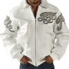 Pelle Pelle Steadfast White MB Leather Jacket