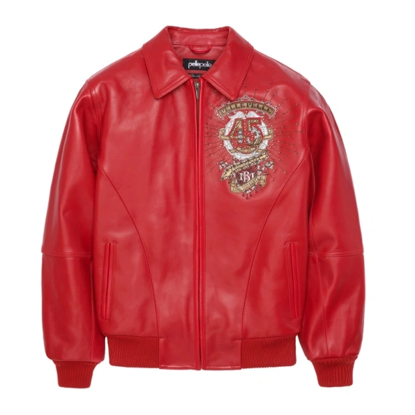 Pelle Pelle Red Collector Series Studs Jacket