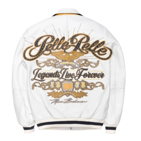 Pelle Pelle Legends Live Forever White Jacket