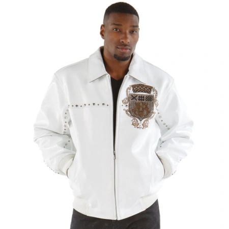 Pelle Pelle Men Emblem MB Leather Jacket