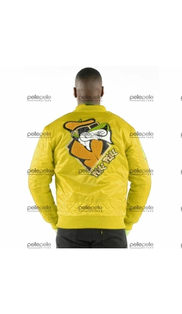 Pelle Pelle Yellow Cool Cat Leather Jacket | Men Jacket