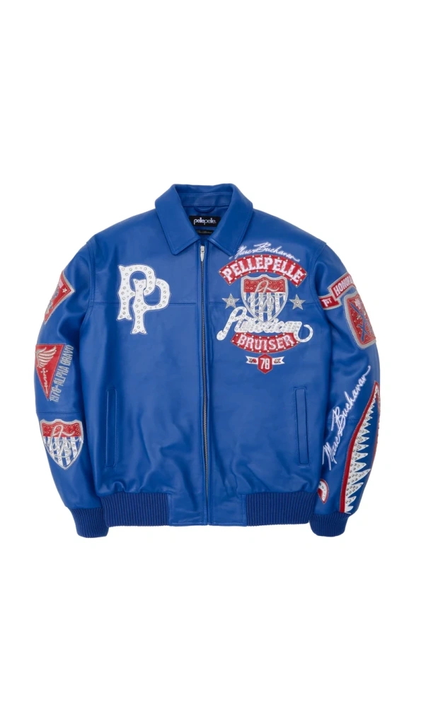Pelle Pelle American Bruiser Blue Jacket | Leather Jacket