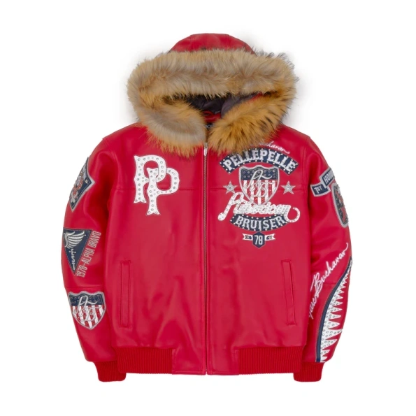 Pelle Pelle American Bruiser Fur Hood Jacket