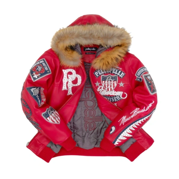 Pelle Pelle American Bruiser Fur Hood Jacket