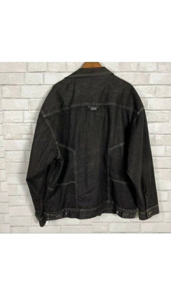 Pelle Pelle Charcoal Black Denim Jacket