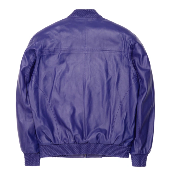 Pelle Pelle Burnish Bomber Leather Jacket | Purple Jacket