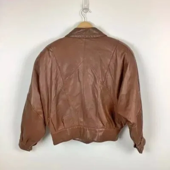 Pelle Pelle Double Breasted Leather Jacket | Brown Jacket