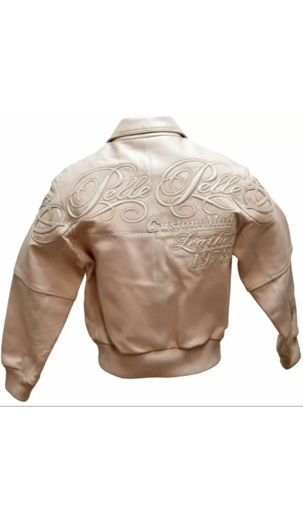 Pelle Pelle Women Pink Bomber Leather Jacket