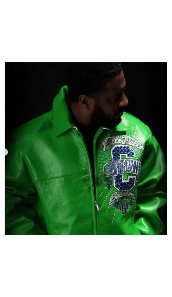 Pelle Pelle World Renown ChiTown Green Jacket | MB Jacket