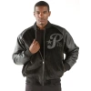 Pelle Pelle Premium Black Wool Leather Jacket