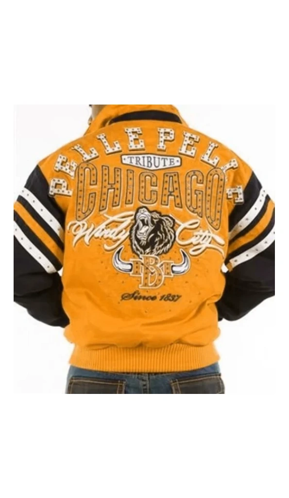 Pelle Pelle Yellow Tribute Chicago Wool Jacket