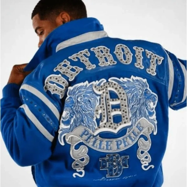 Pelle Pelle Blue Detroit MB Wool Jacket | Men Jacket